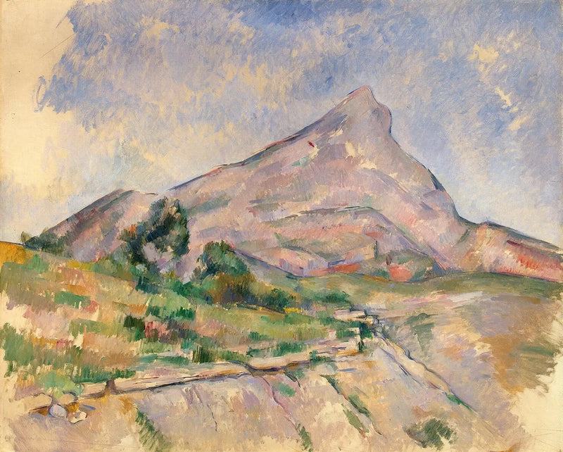 Der Berg Sainte-Victoire gesehen von den Infernets - Paul Cézanne