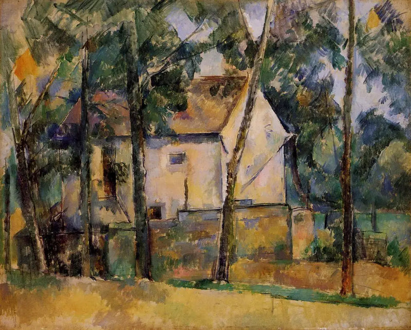 Haus und Bäume - Paul Cézanne