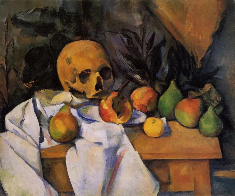 Stillleben mit Schädel - Paul Cézanne