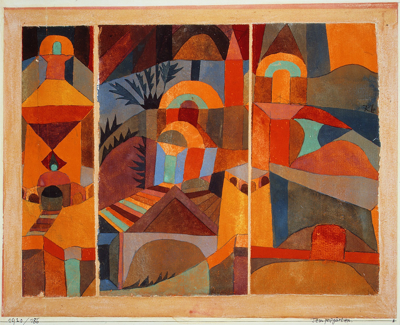 Gärten des Tempels - Paul Klee