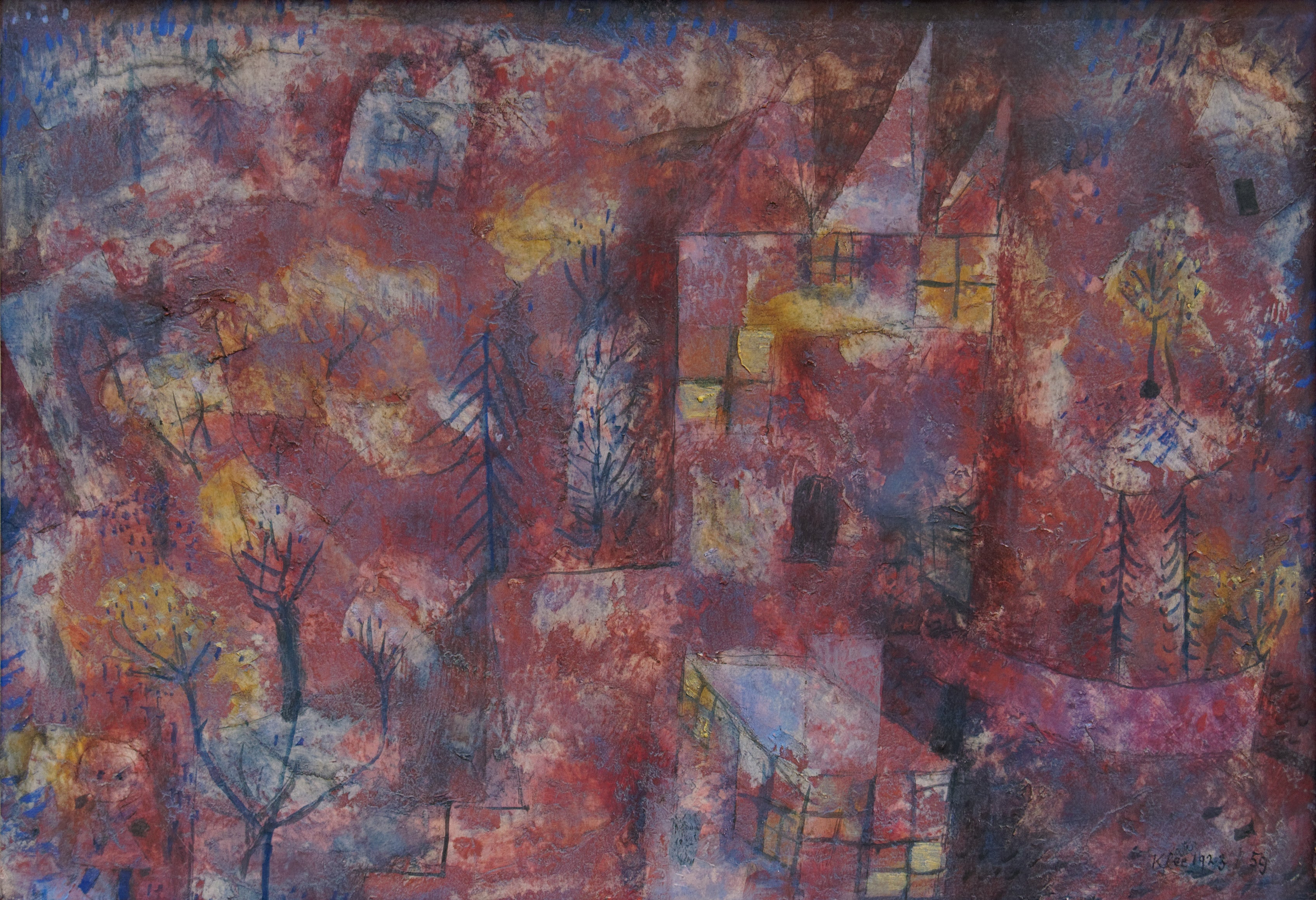 paysage à l’enfant - Paul Klee - Alpha Reproduction