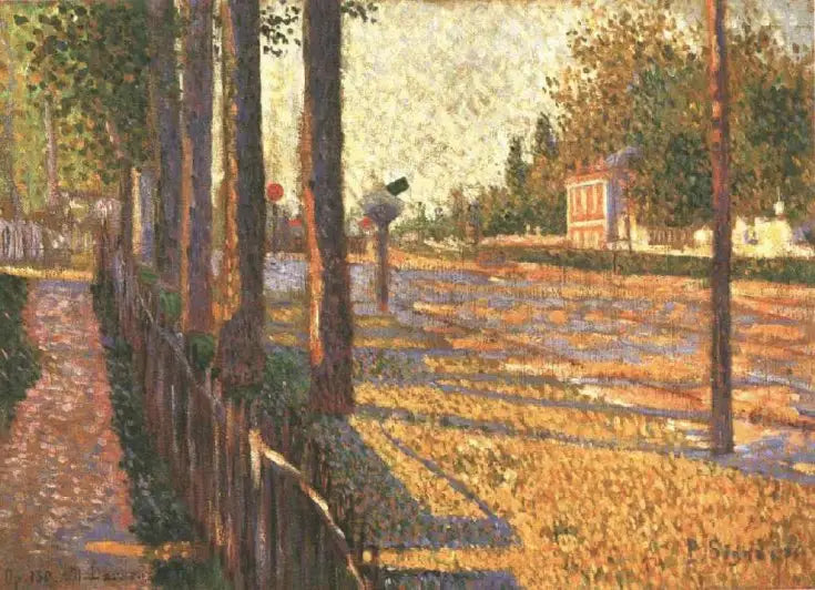 Die Straße von Pontoise - Paul Signac