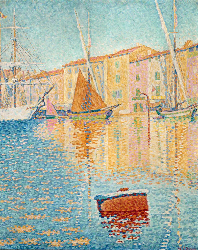 Die rote Boje - Paul Signac
