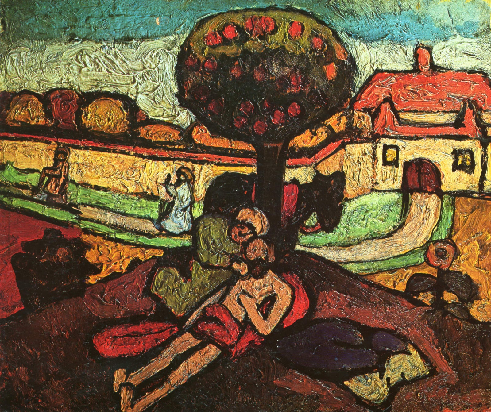Der barmherzige Samariter (1907) - Paula Modersohn-Becker