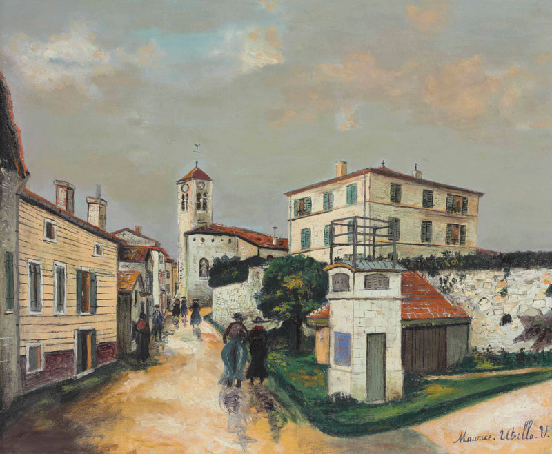 Paysage à Lucenay (1922) - Maurice Utrillo