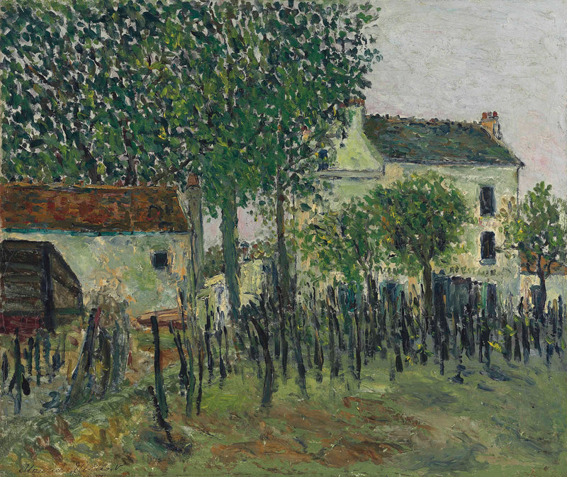 Paysage à Pierrefitte (1907) - Maurice Utrillo