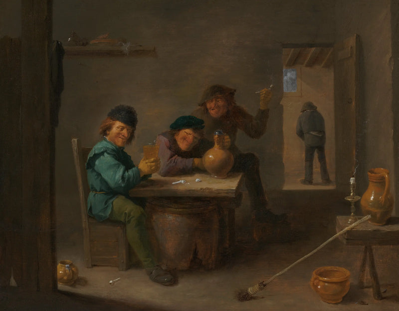 Bauern in einer Taverne - David Teniers der Jüngere