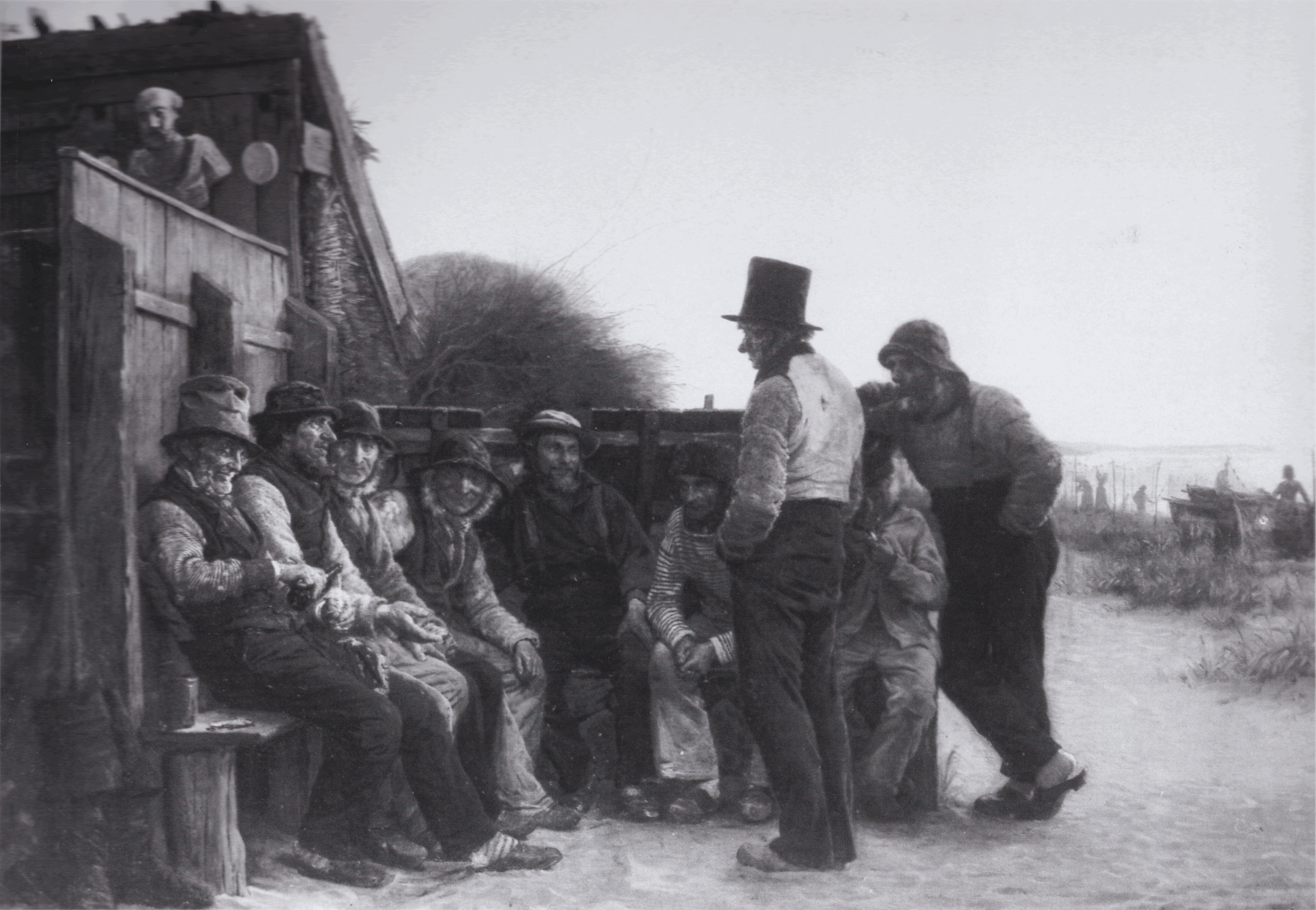 Pêcheurs à Stokken à Hornbæk. - Peder Severin Krøyer - Alpha Reproduction