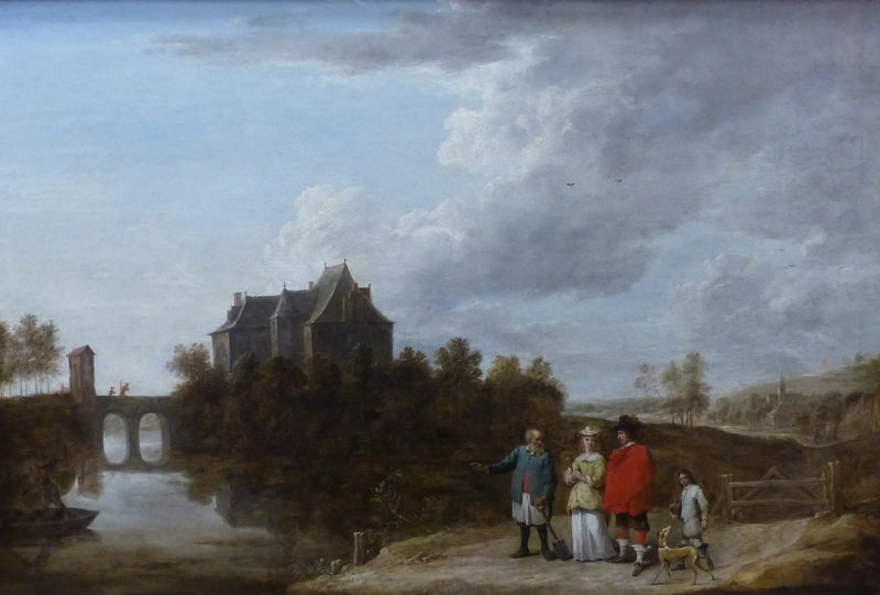 Landschaft mit Schloss - David Teniers der Jüngere