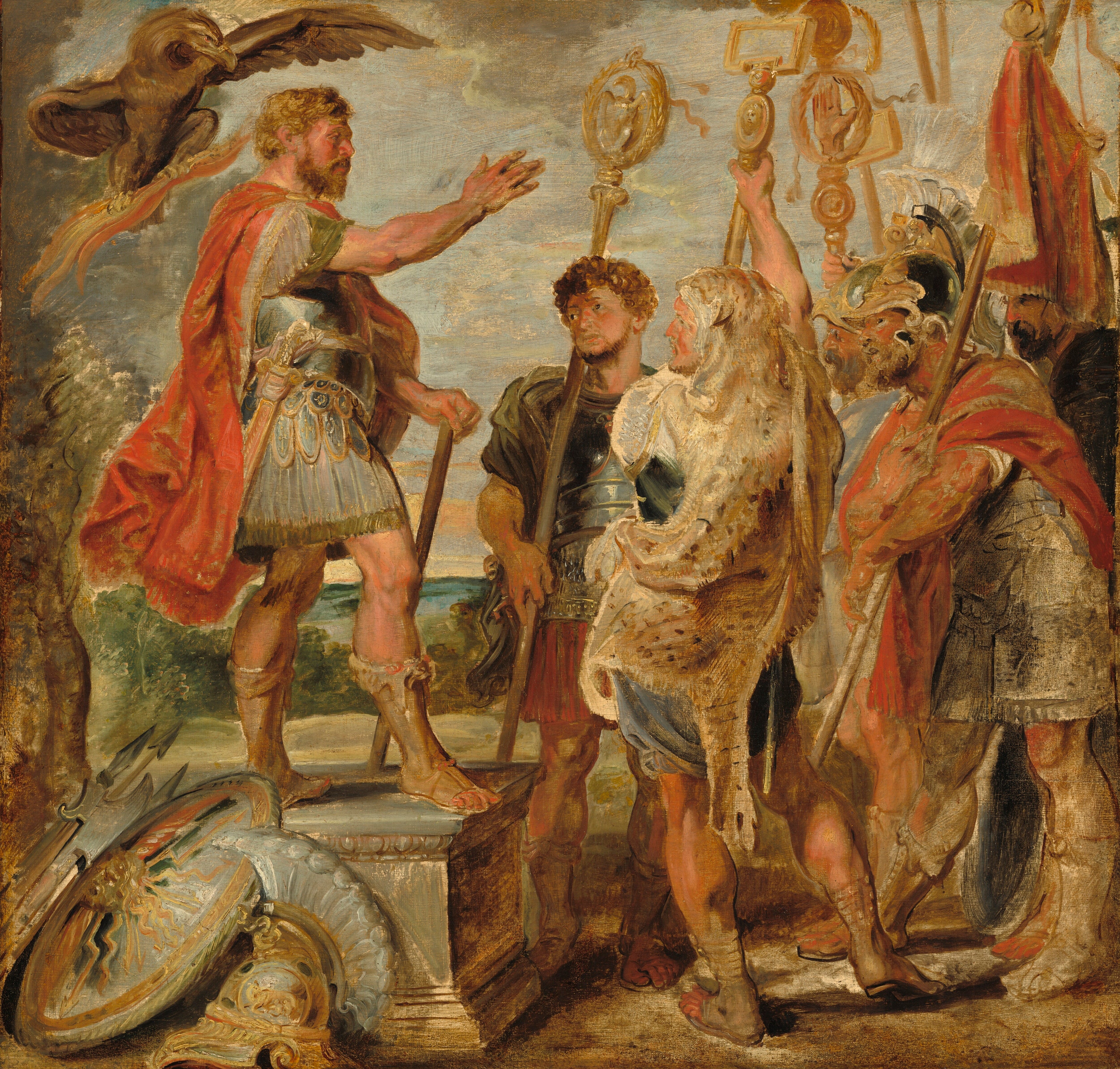 Decius Mus, der sich an die Legionen wendet - Peter Paul Rubens