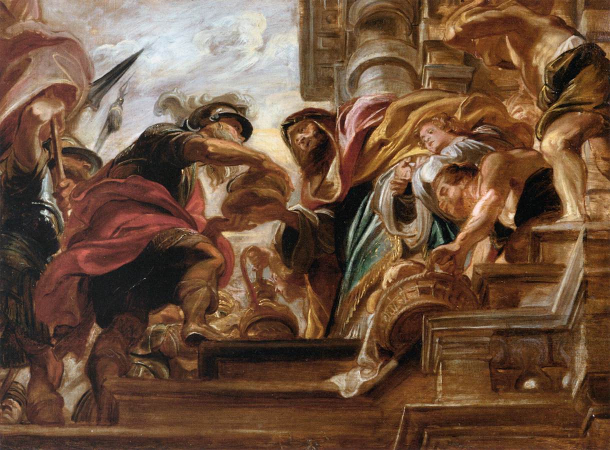 Abraham und Melchisedek - Peter Paul Rubens