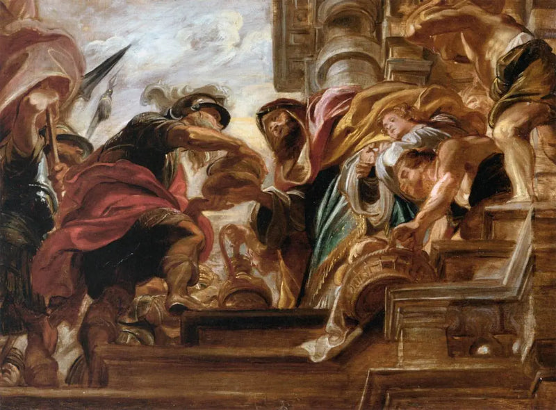Abraham und Melchisedek - Peter Paul Rubens