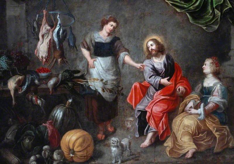 Der Christus mit Martha und Maria in Bethanien - Peter Paul Rubens