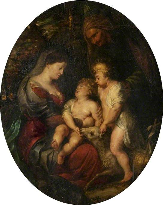 Die Jungfrau mit dem Kind und den Heiligen Elisabeth und Johannes - Peter Paul Rubens