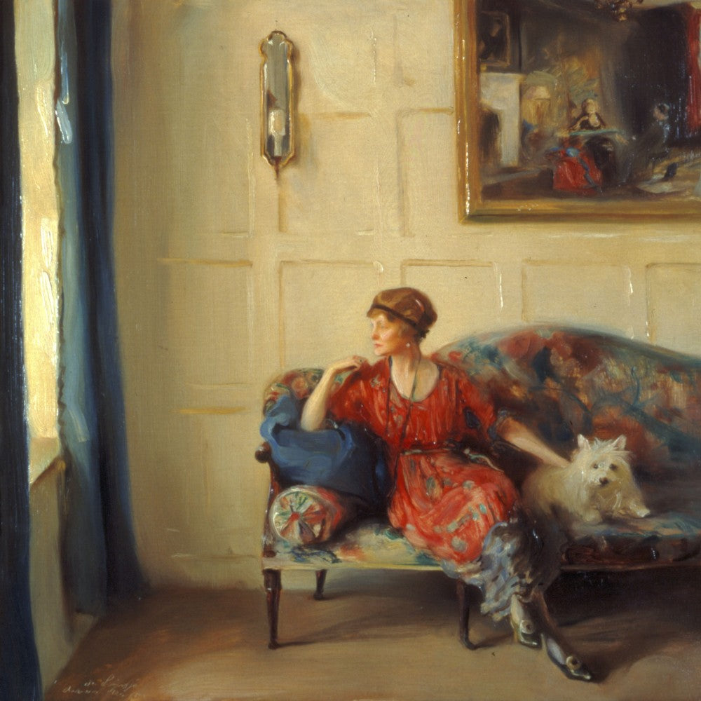 Mme Faith Moore à Chequers - Philip de László