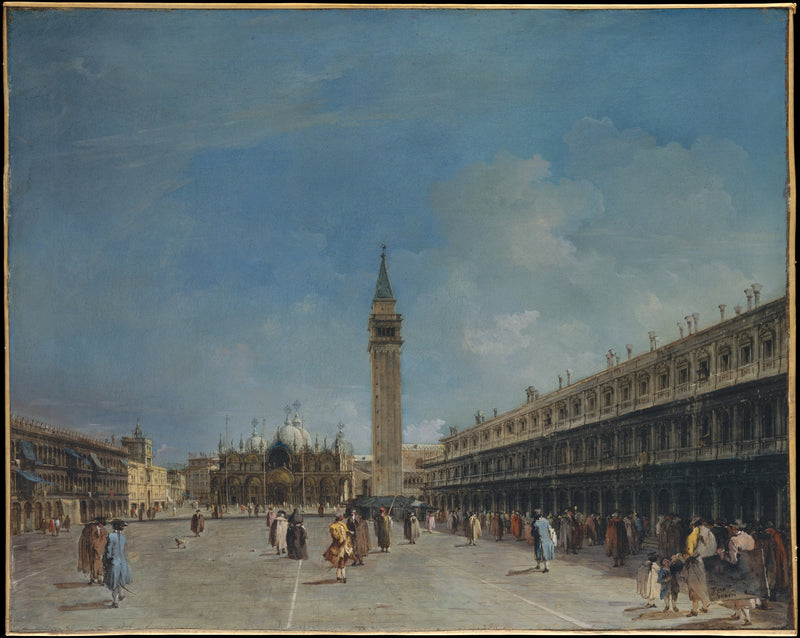 Platz Saint-Marc - Francesco Guardi