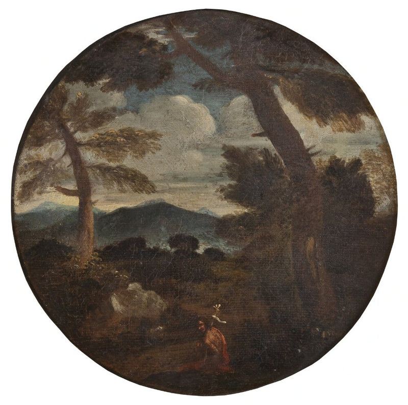 Paysage avec Johannes Döparen - Pier Francesco Mola