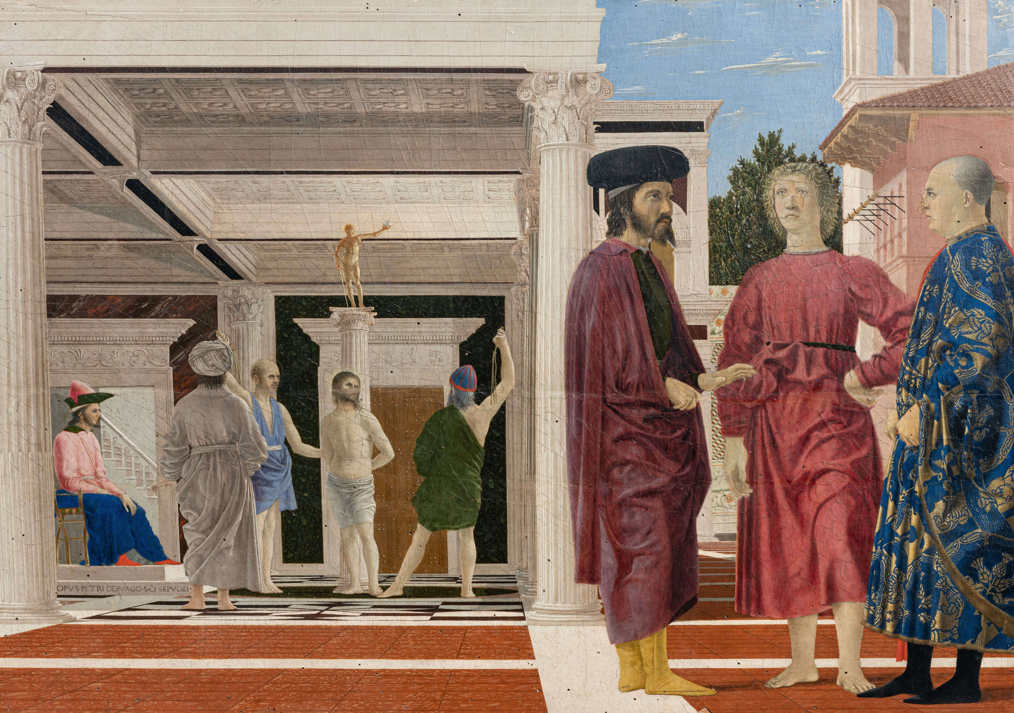 La Flagellation du Christ - Piero della Francesca - Alpha Reproduction