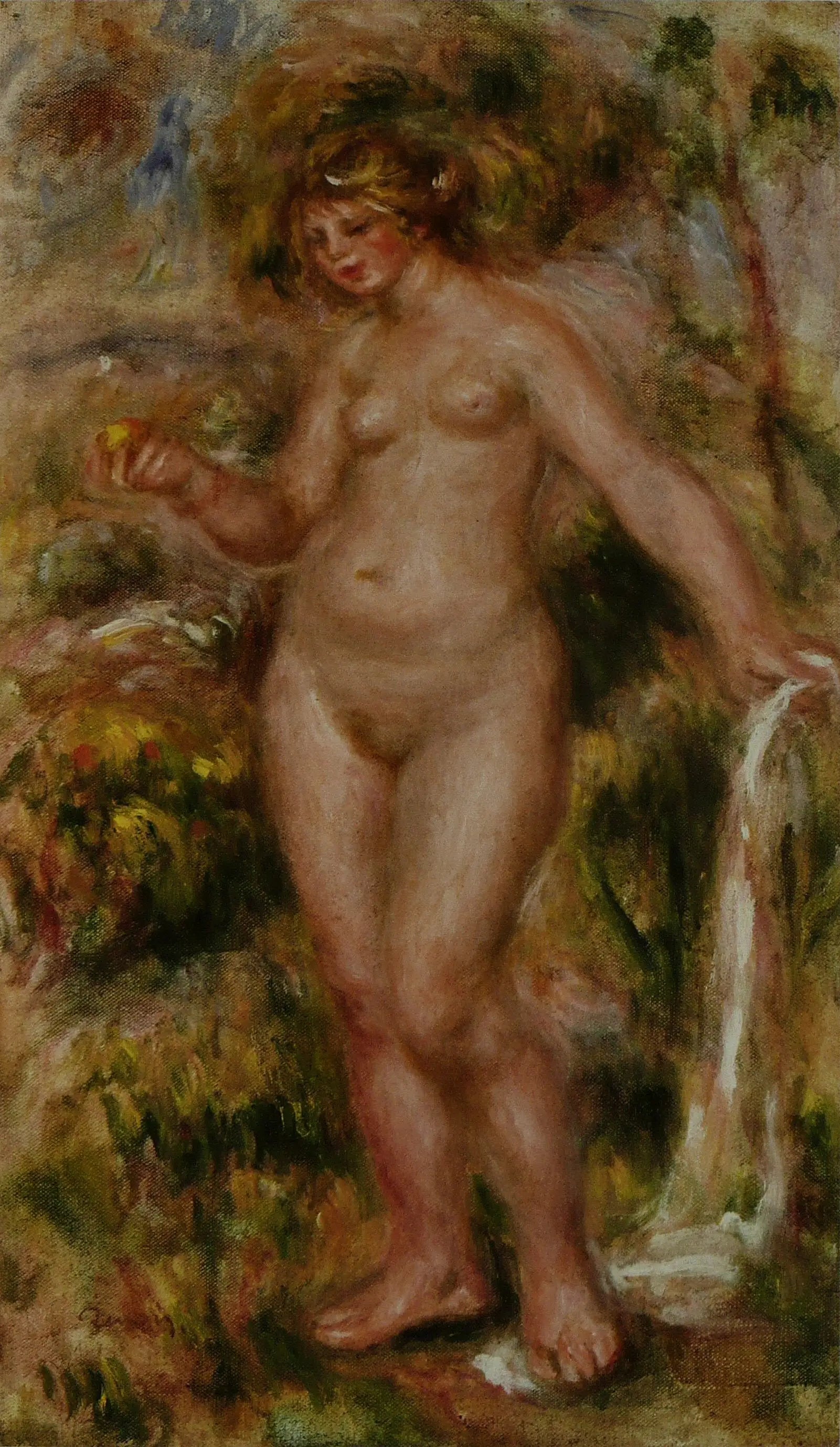 Reproduction du tableau « Baigneur - Pierre-Auguste Renoir » par Alpha Reproduction en peinture à l’huile