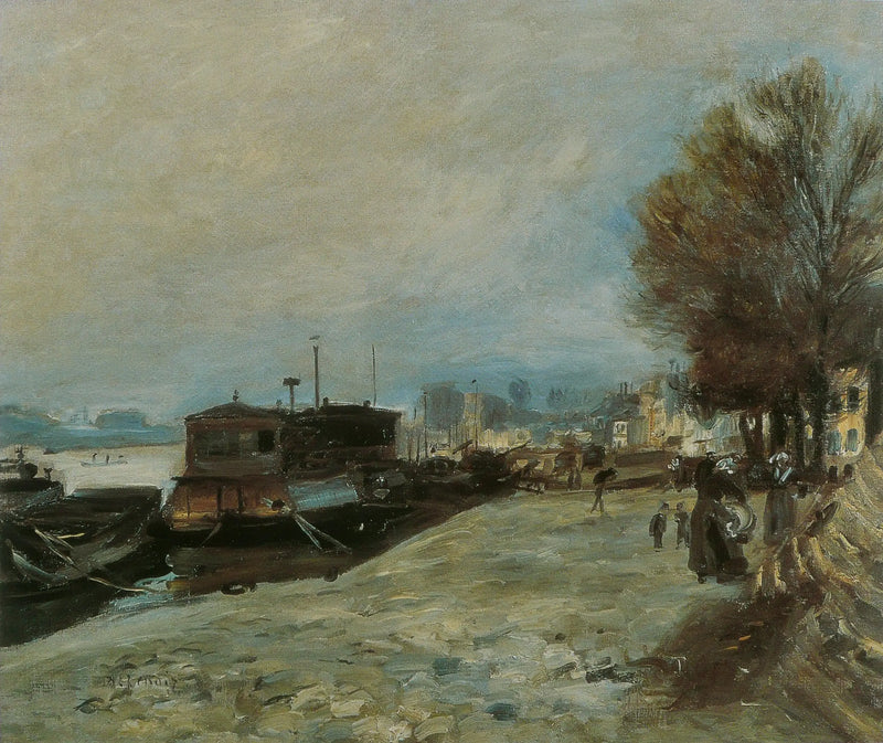 Bateau-Lavoir an der Seine - Pierre-Auguste Renoir