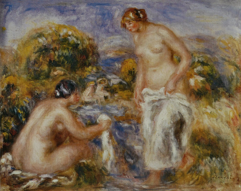 Frauen beim Baden - Pierre-Auguste Renoir