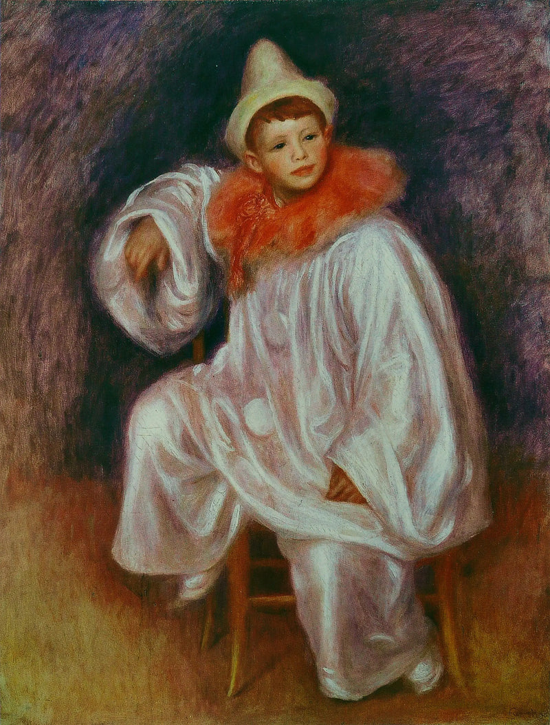 Der weiße Pierrot - Pierre-Auguste Renoir