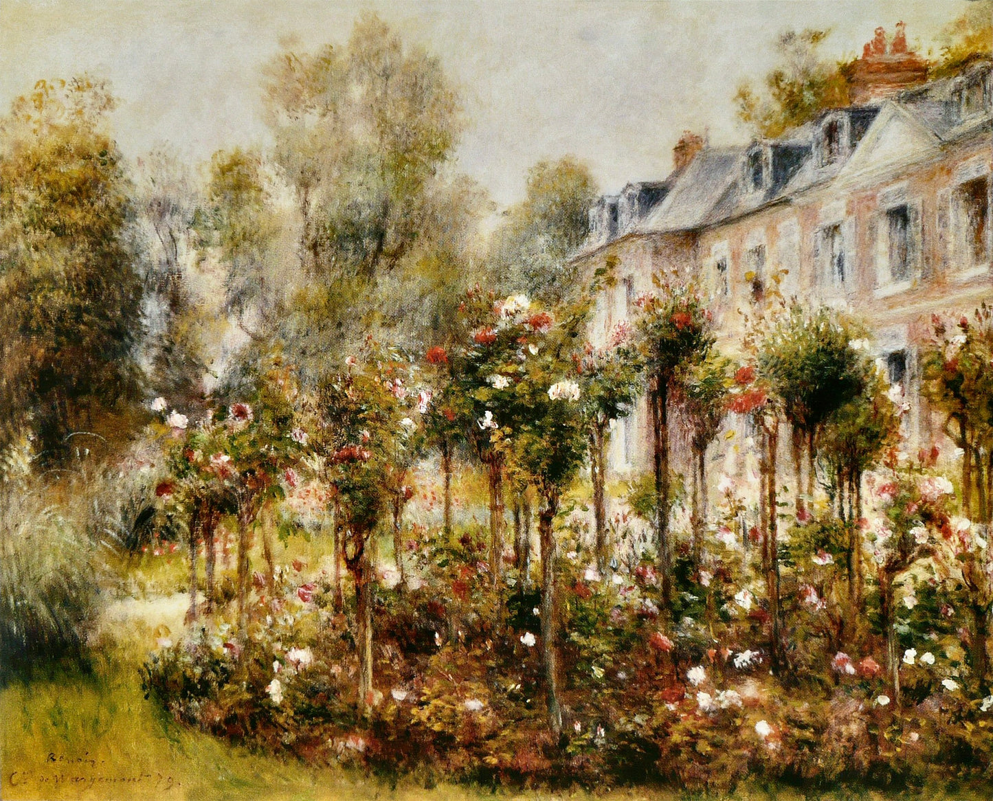 🌹 Rosengarten in Wargemont – Pierre-Auguste Renoir (1879)