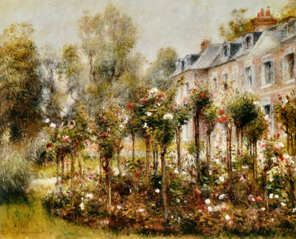 🌹 Rosengarten in Wargemont – Pierre-Auguste Renoir (1879)