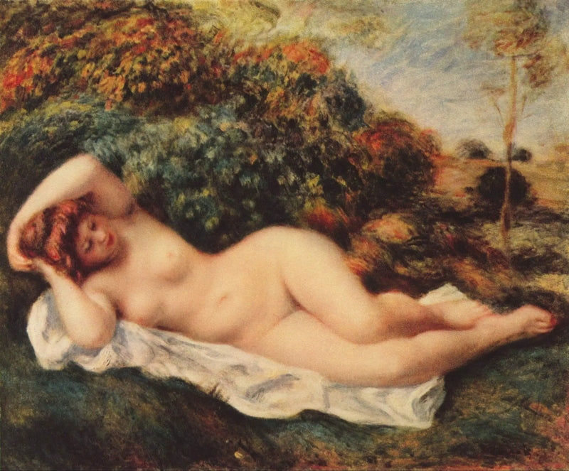 Liegende Badende - Pierre-Auguste Renoir