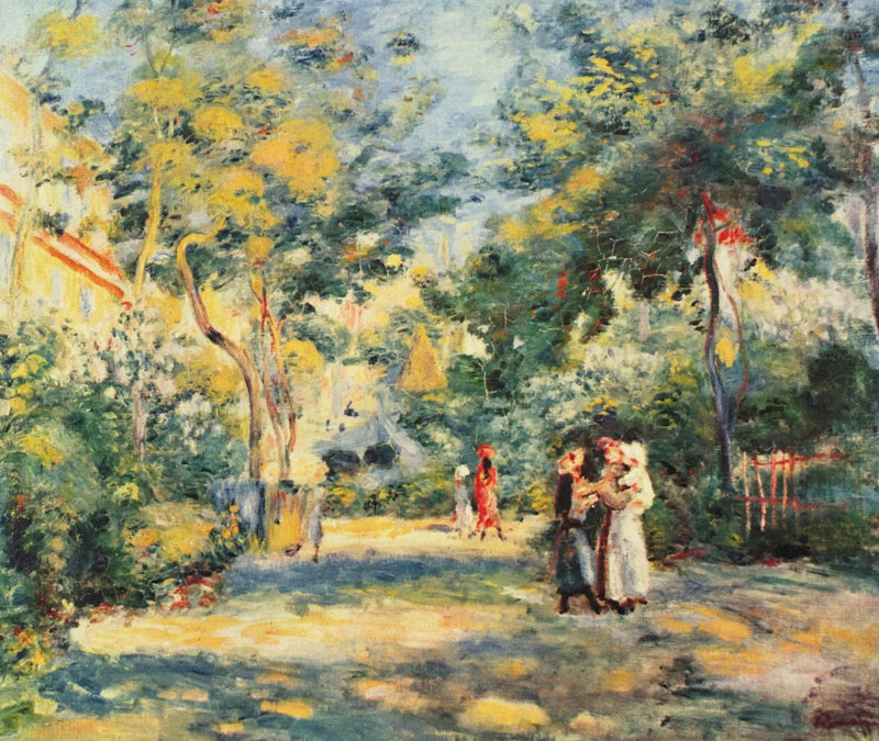 Ein Garten in Montmartre - Pierre-Auguste Renoir