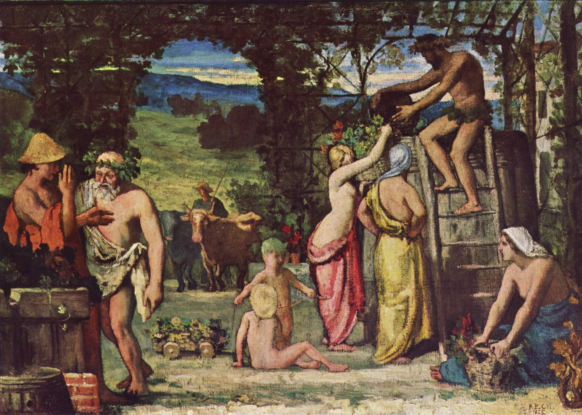 L'Automne - Les vendanges - Pierre Puvis de Chavannes