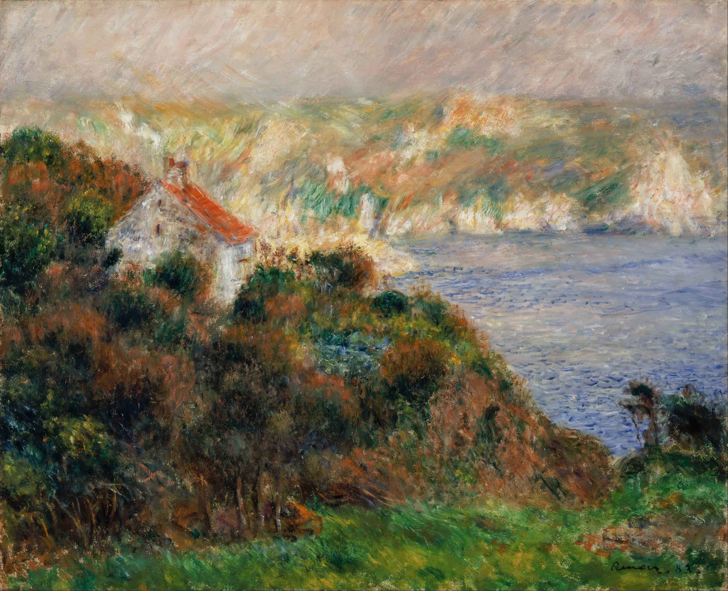 Reproduction du tableau « Brouillard à Guernesey - Pierre-Auguste Renoir » par Alpha Reproduction en peinture à l’huile