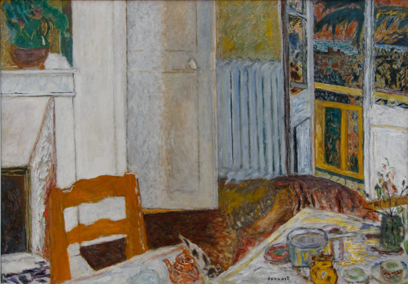 Weißes Interieur - Pierre Bonnard