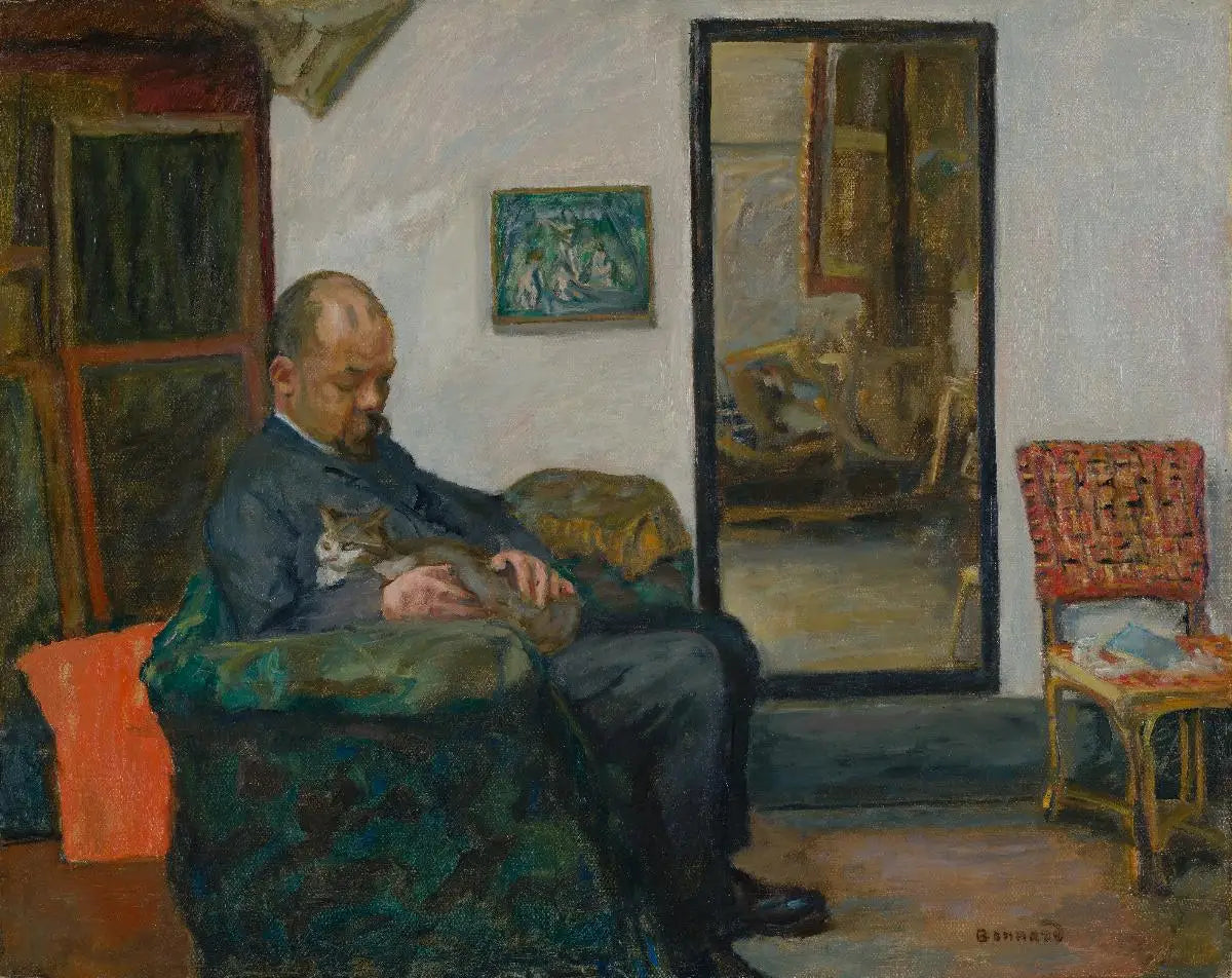 Reproduction du tableau « Portrait d'Ambroise Vollard - Pierre Bonnard » par Alpha Reproduction en peinture à l’huile