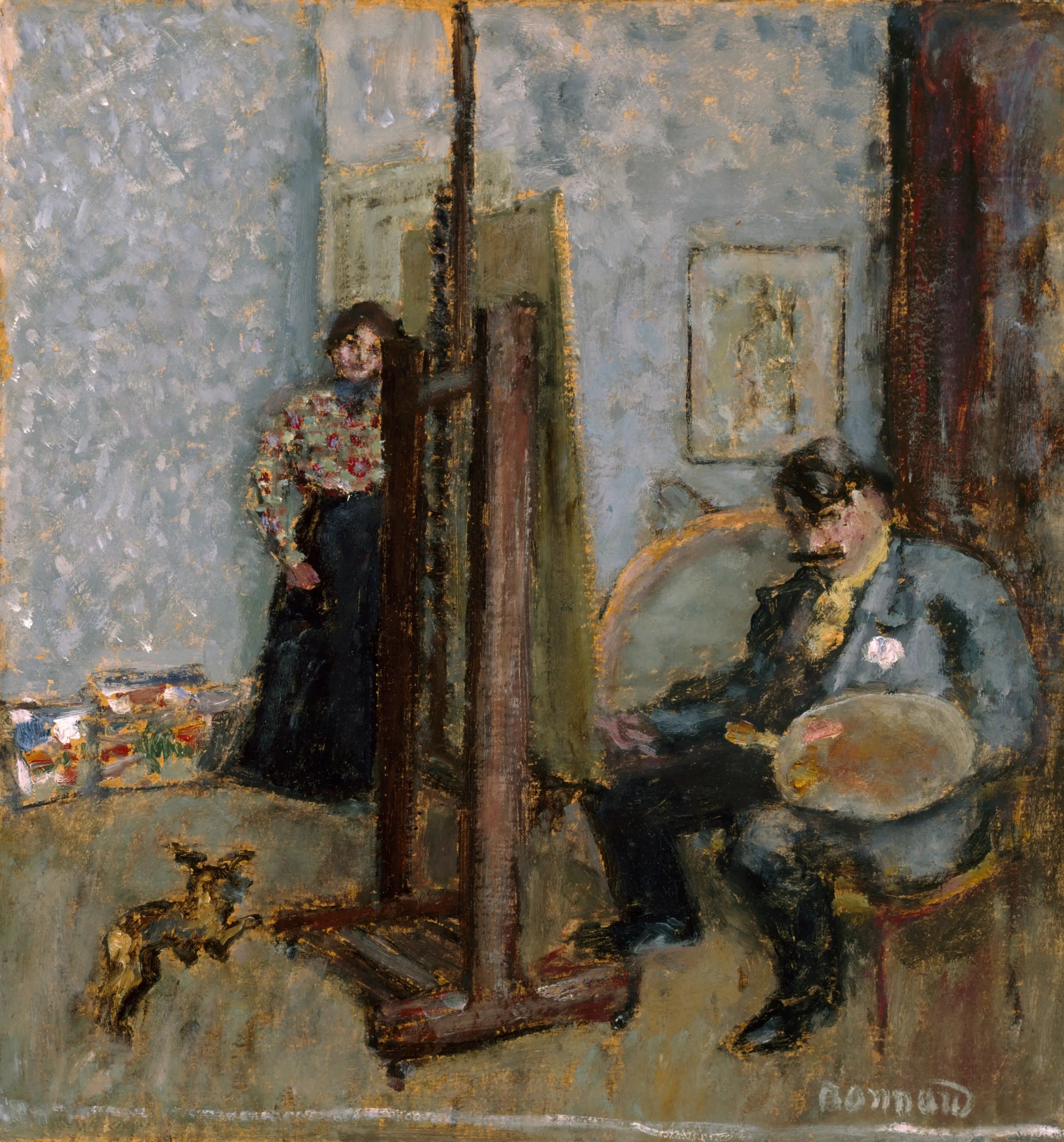 Reproduction du tableau « L'atelier du peintre - Pierre Bonnard » par Alpha Reproduction en peinture à l’huile