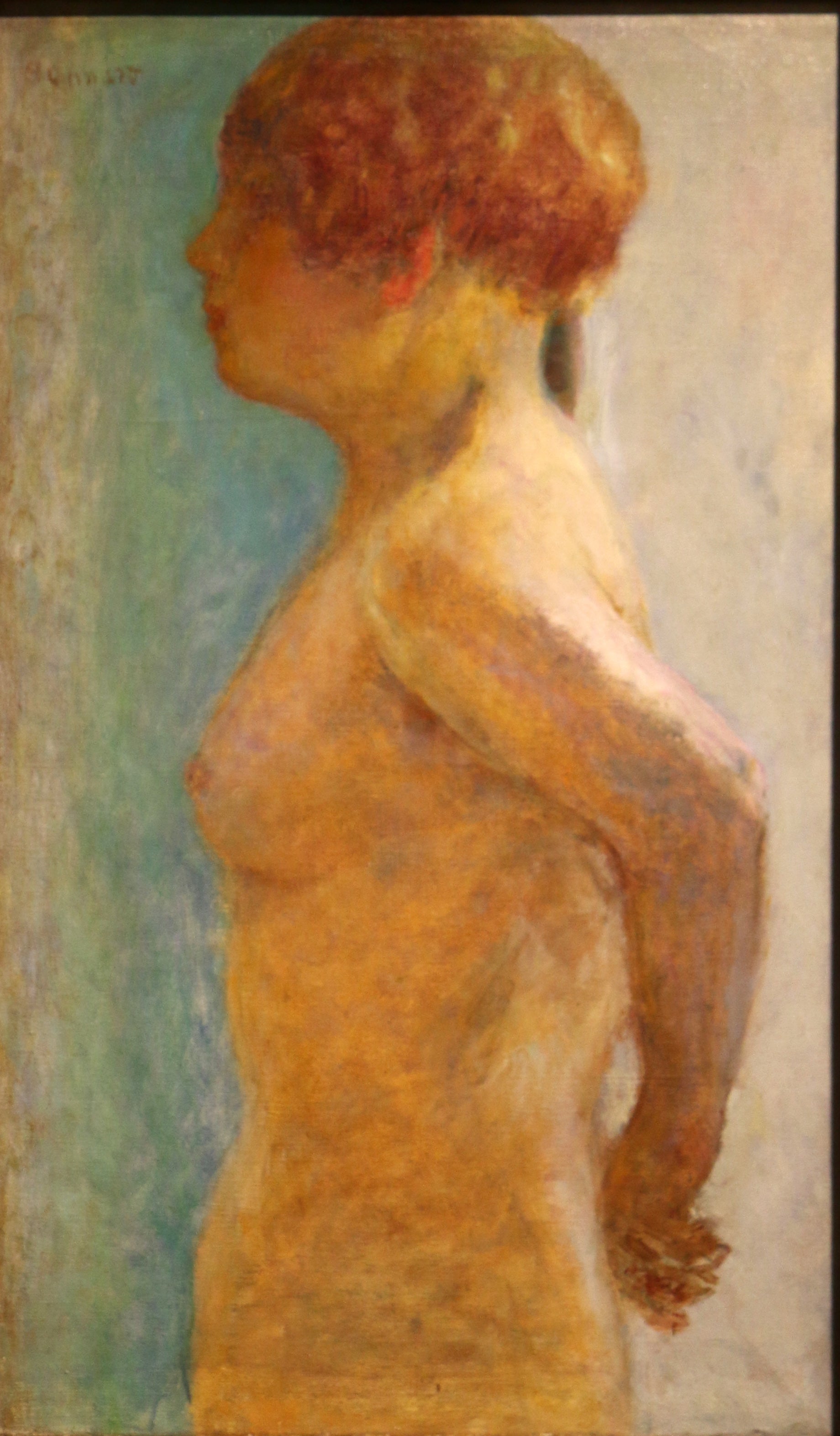 Reproduction du tableau « Torse de femme, de profil - Pierre Bonnard » par Alpha Reproduction en peinture à l’huile