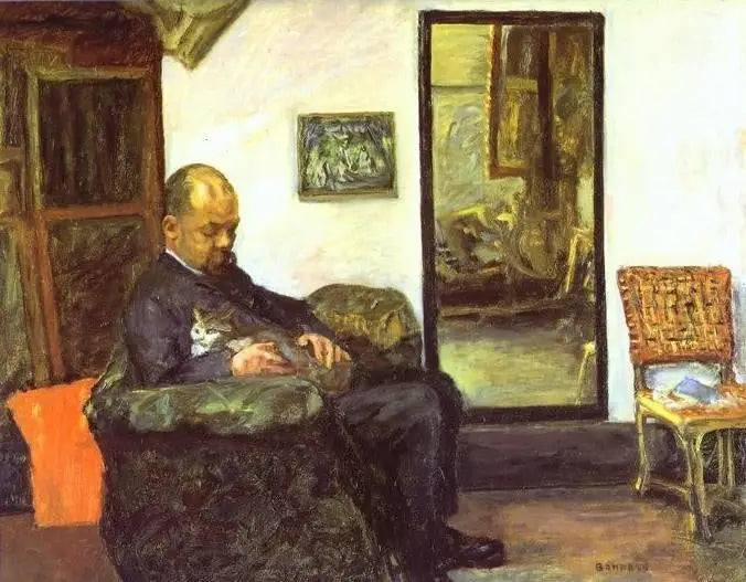 Reproduction du tableau « Portrait d'Ambroise Vollard - Pierre Bonnard » par Alpha Reproduction en peinture à l’huile