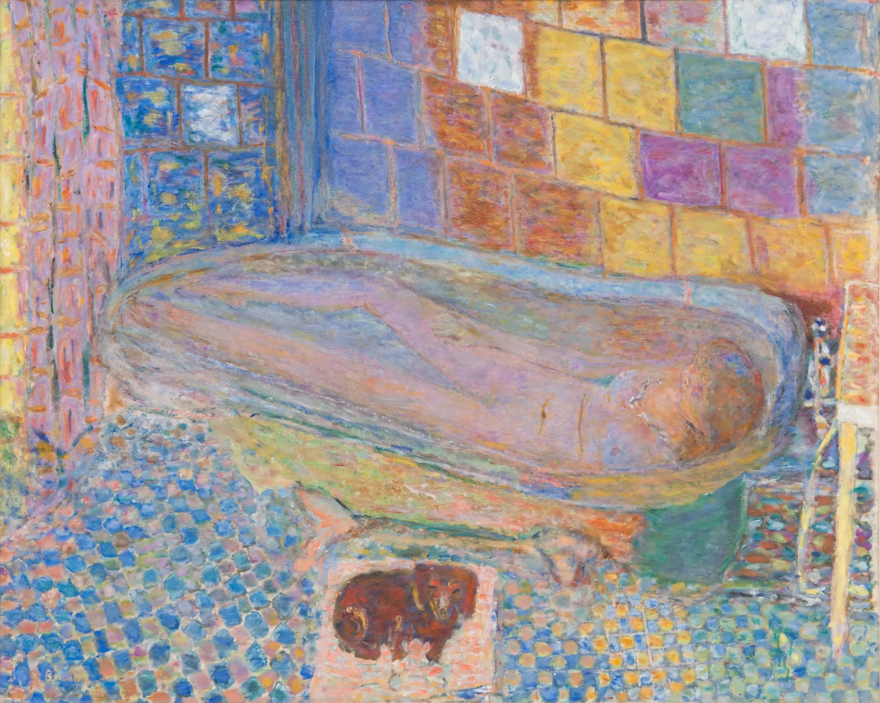 Reproduction du tableau « Nu dans le bain - Pierre Bonnard » par Alpha Reproduction en peinture à l’huile