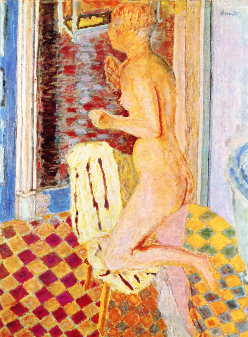 Akt auf dem Stuhl - Pierre Bonnard