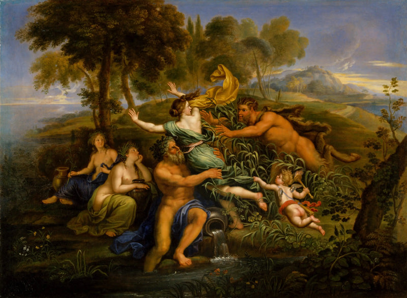 Pan und Syrinx - Pierre Mignard