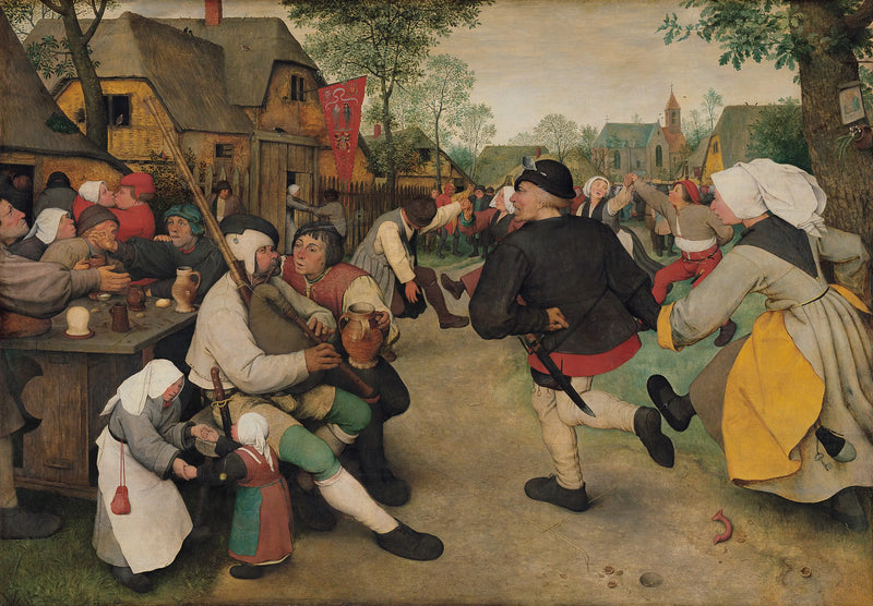 Der Tanz der Bauern - Pieter Brueghel der Ältere
