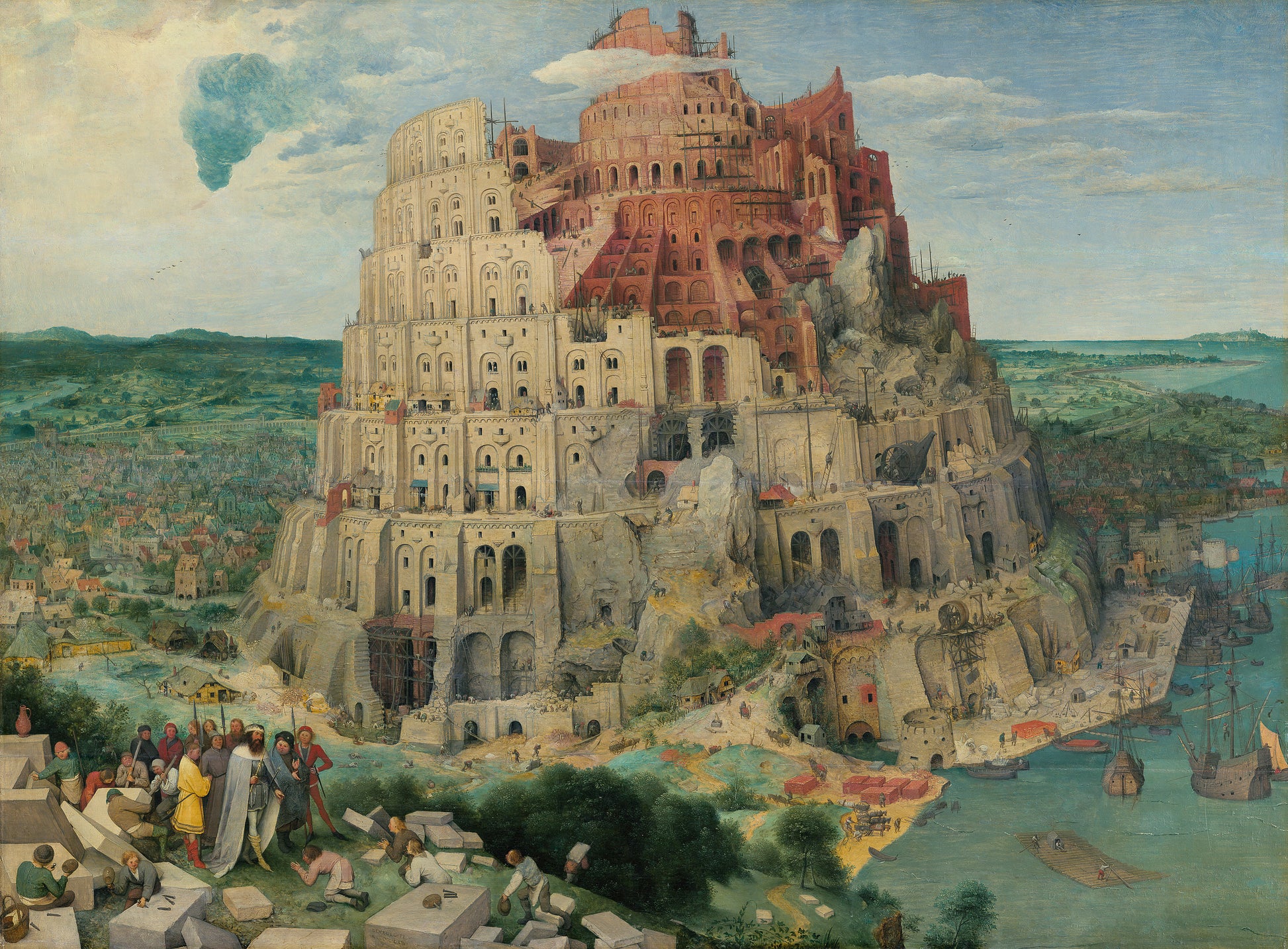 Der Turm von Babel - Pieter Brueghel der Ältere