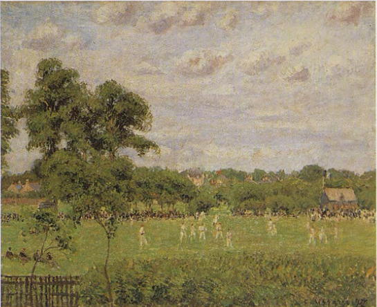 Reproduction du tableau « Cricket à Bedford Park, Londres - Camille Pissarro » par Alpha Reproduction en peinture à l’huile