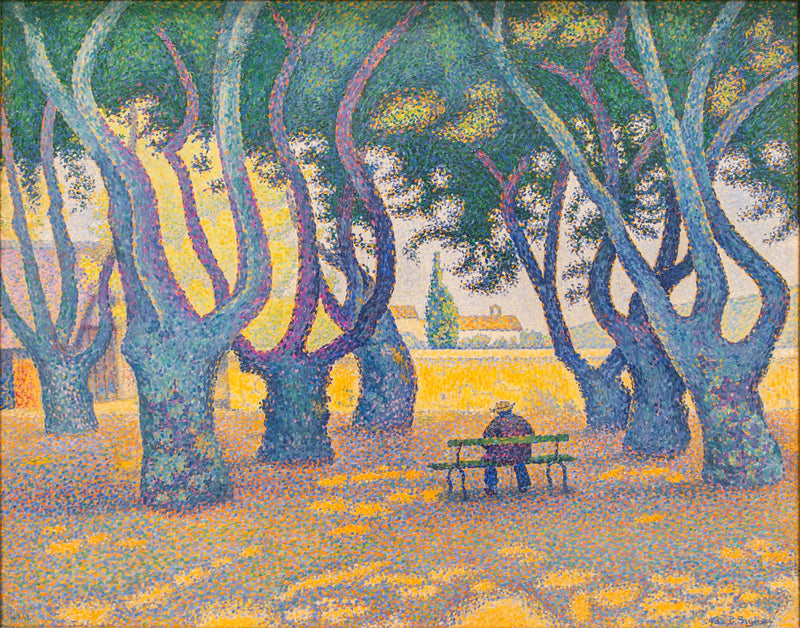 Platz der Lices, Saint-Tropez - Paul Signac