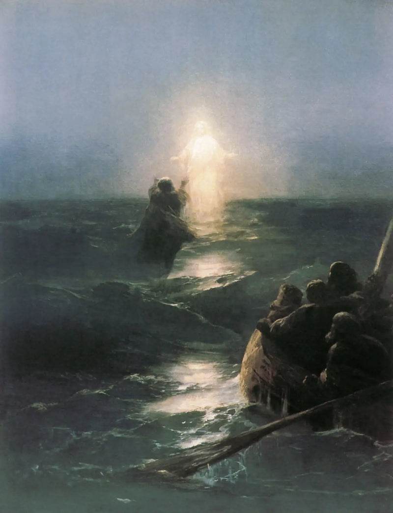 Auf dem Wasser laufen - Ivan Aïvazovski
