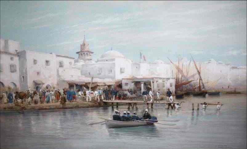 Port de Bizerte - Édouard Detaille - Alpha Reproduction