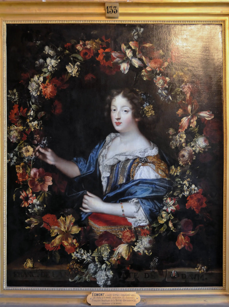 Porträt von Françoise Angélique de la Mothe Houdancourt, Herzogin von Aumont - Juste d'Egmont