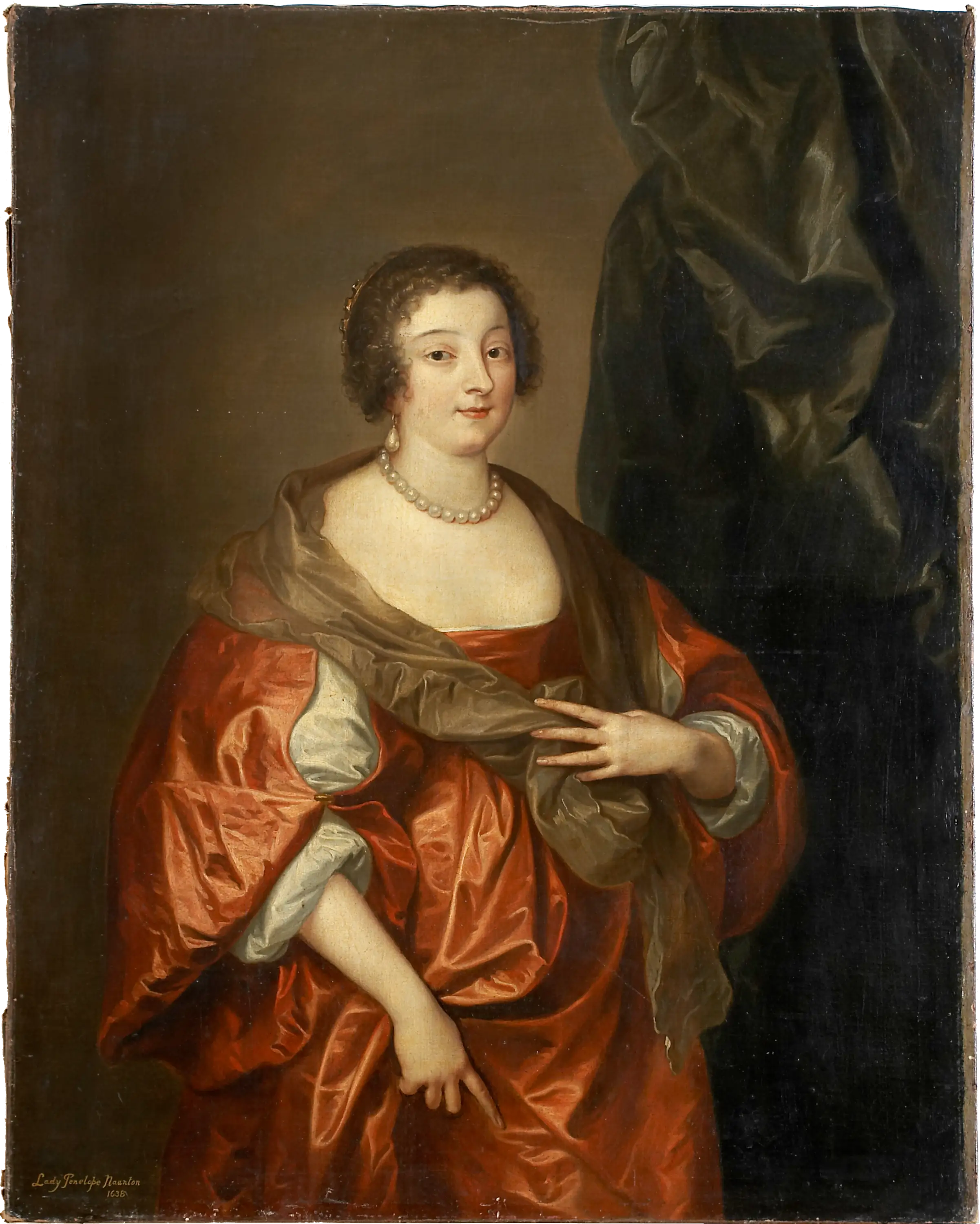 Portrait de Pénélope Naunton Lady Herbert - Antoine van Dyck - Alpha Reproduction