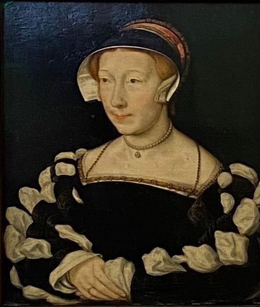Portrait d'une femme en robe de velours noir - Corneille de Lyon