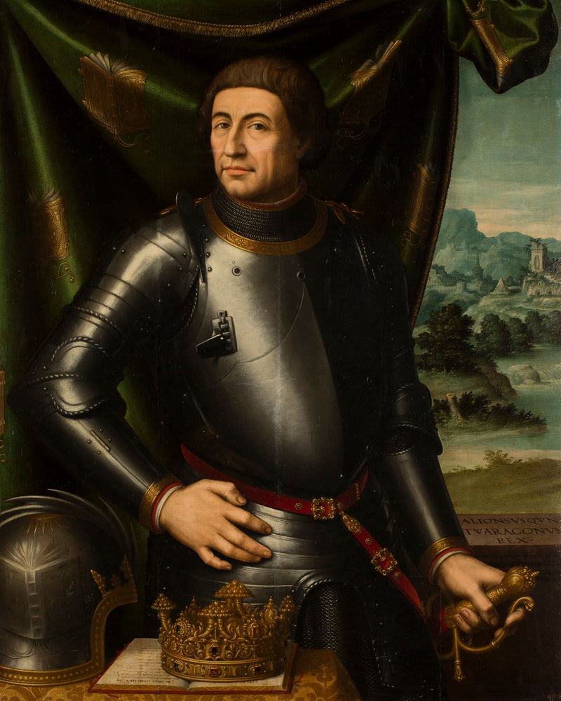 Portrait d'Alphonse V, roi d'Aragon - Juan de Juanes